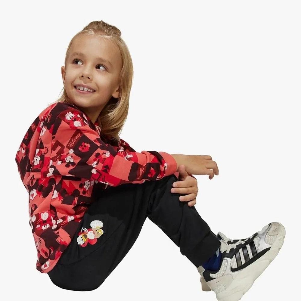 🐣Adidas unisex adidas+Disney Mickey Mouse sportswear jogger set size S /140/9-10